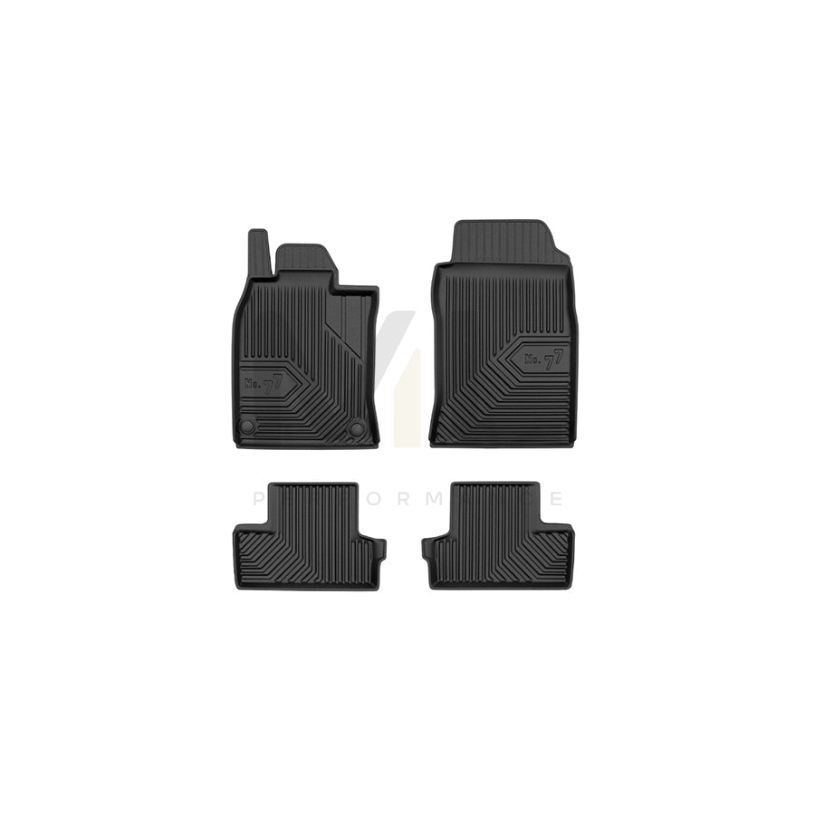 FROGUM Tailored, No.77 77425521 Floor mat set for MINI Hatchback (R50, R53) Elastomer, Front and Rear, Quantity: 4, Black | ML Performance Car Parts