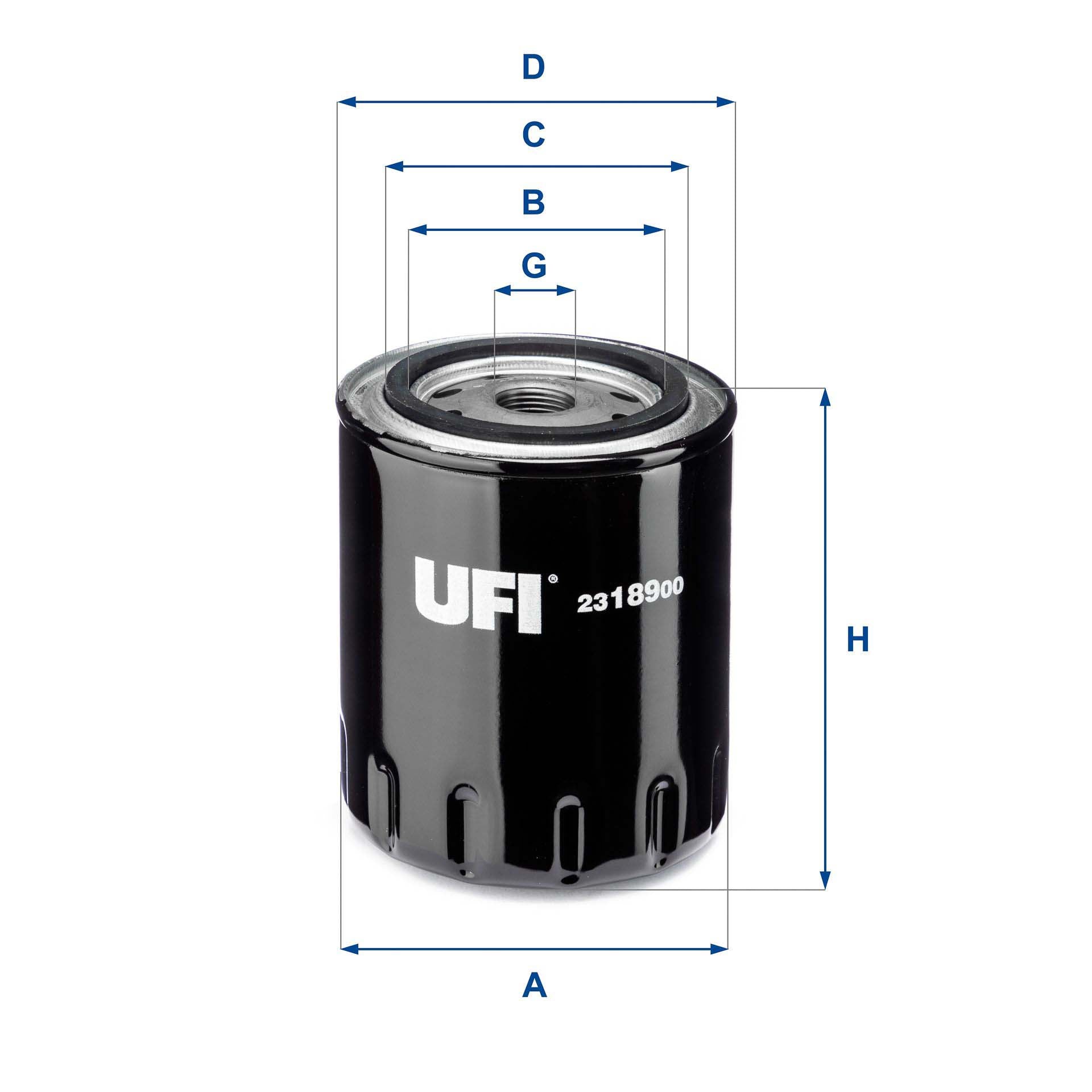 UFI 23.189.00 Oil Filter