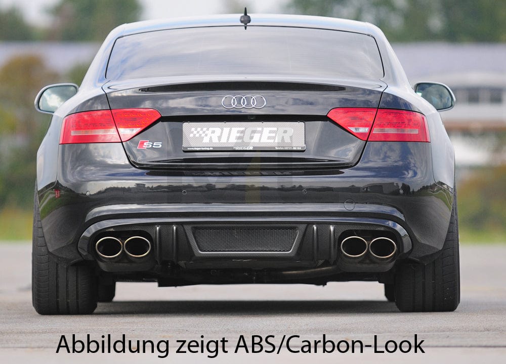 Rieger 00055442 Audi B8 B81 Rear Diffuser (A5 & S5) 2 | ML Performance UK Car Parts