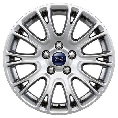 GENUINE FORD 2237345 x4 SET OF 4 FOCUS - C-MAX ALLOY WHEEL 16" 10 X 2-SPOKE DESIGN, SILVER, 2010 - 2018 | ML Performance UK