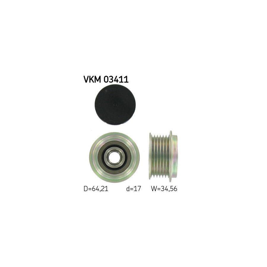 Skf Vkm 03411 Alternator Freewheel Clutch | ML Performance UK Car Parts