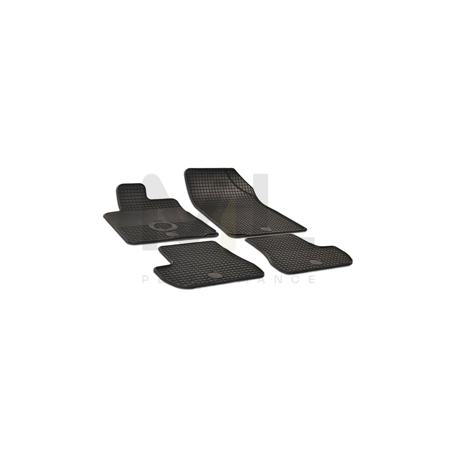 WALSER 50329 Floor mat set for CITROﾃ起 C2 Elastomer, Front and Rear, Quantity: 4, Black | ML Performance Car Parts