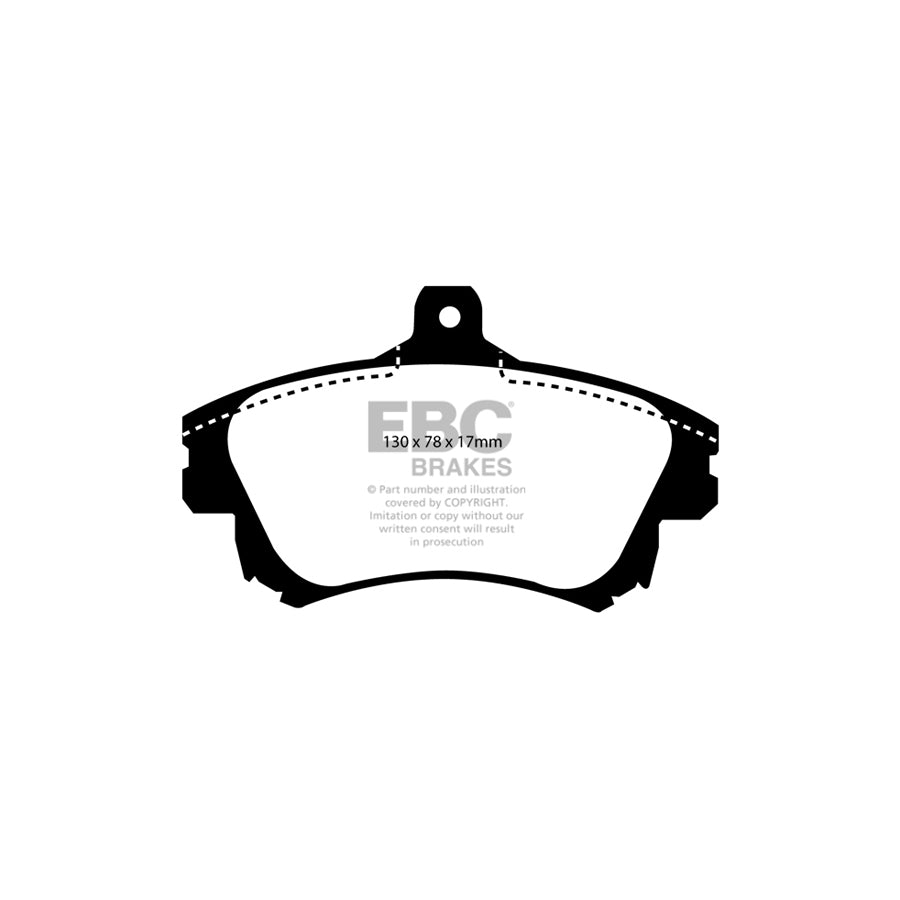 EBC DP31139C Volvo Redstuff Front Brake Pads - Girling/TRW Caliper (Inc. S40 & V40 Mk1) 2 | ML Performance UK Car Parts