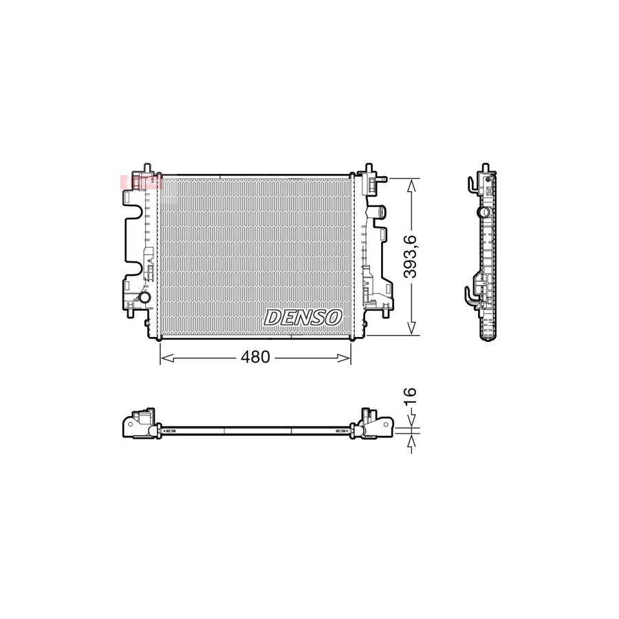 Denso DRM23113 Drm23113 Engine Radiator | ML Performance UK