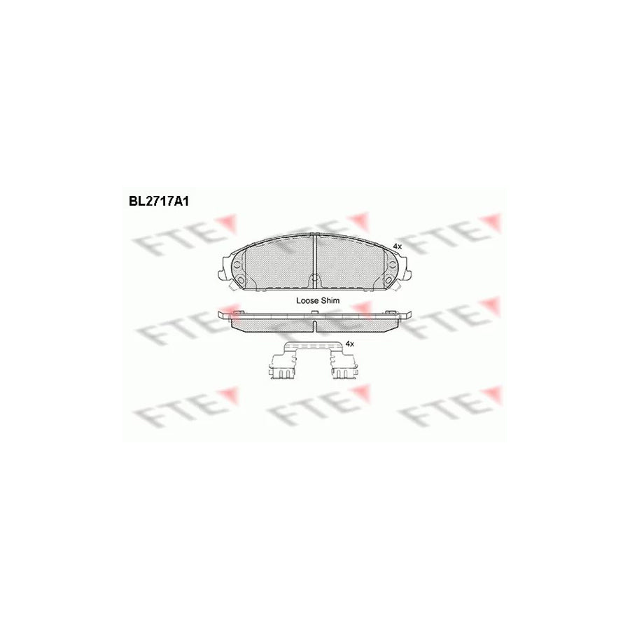 Fte 9010942 Brake Pad Set | ML Performance UK Car Parts