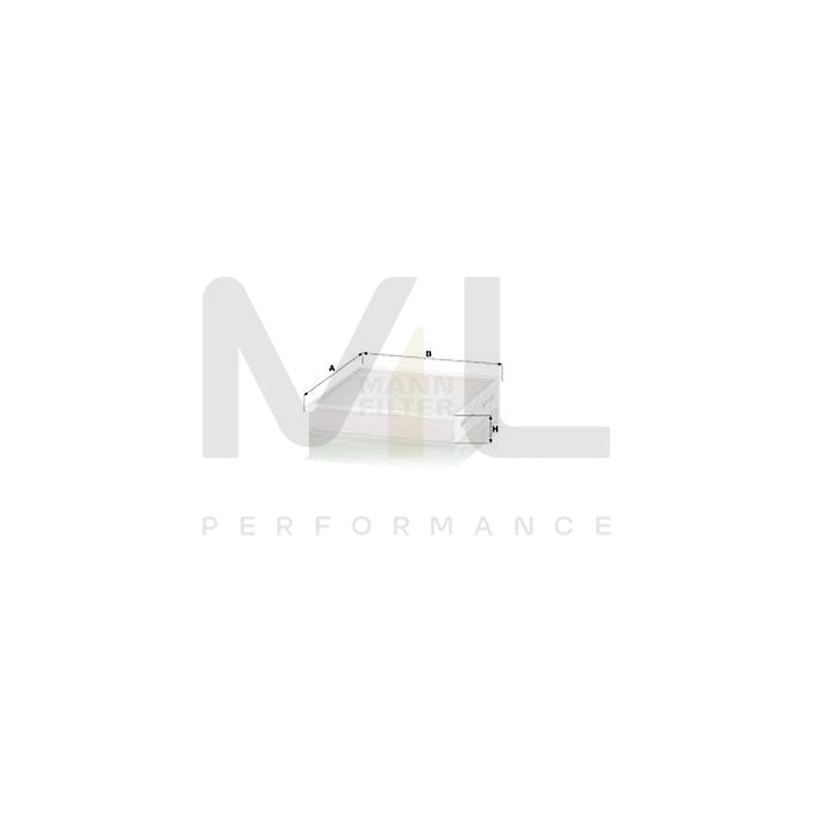 MANN-FILTER CU 19 014 Pollen filter Particulate Filter | ML Performance Car Parts