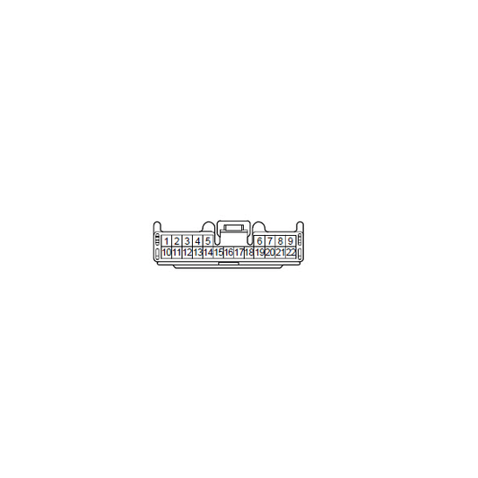 Genuine Lexus 90980-11502 LS Phase 2 Instrument Cluster Connector Housing