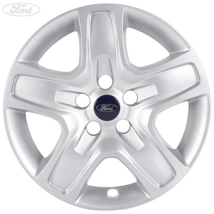 GENUINE FORD 1577633 FOCUS MK2 16" STEEL WHEEL TRIM HUB CAP SILVER SINGLE 2008- | ML Performance UK