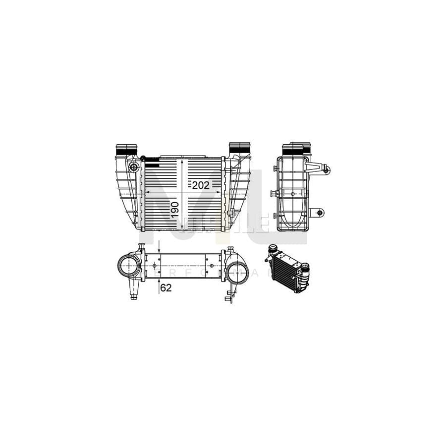 MAHLE ORIGINAL CI 486 000S Intercooler | ML Performance Car Parts