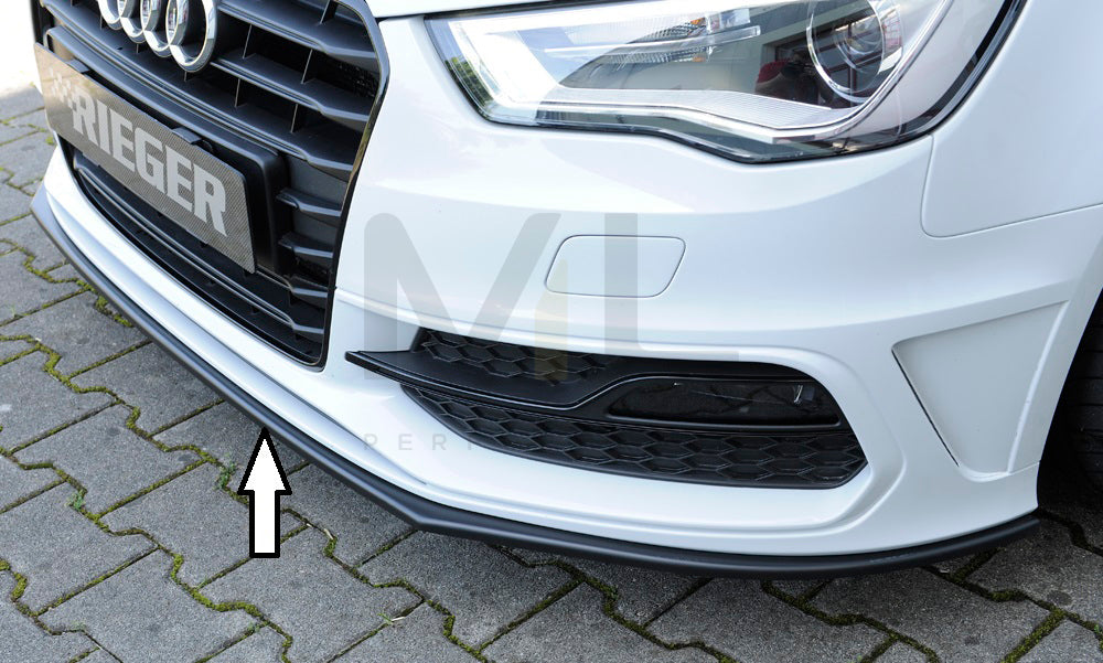 Rieger 00056795 Audi 8V Front Splitter (A3 & S3) 1 | ML Performance UK Car Parts