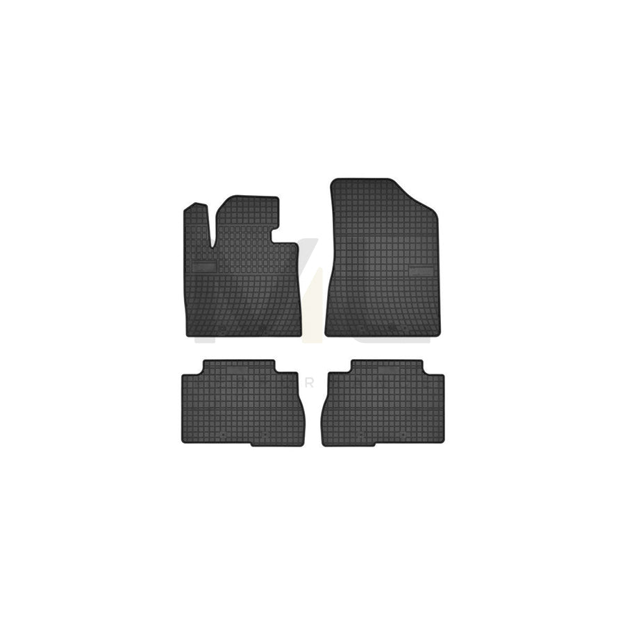 FROGUM Tailored 0434 Floor mat set for KIA Sorento II (XM) Elastomer, Front and Rear, Quantity: 4, Black | ML Performance Car Parts