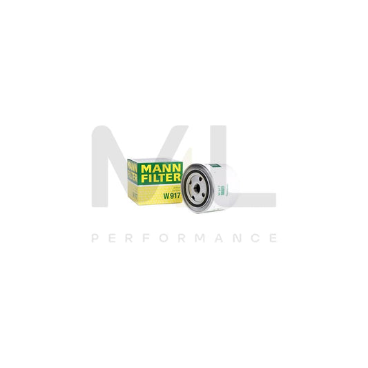 MANN-FILTER W 917 Oil Filter Spin-on Filter, with one anti-return valve | ML Performance Car Parts