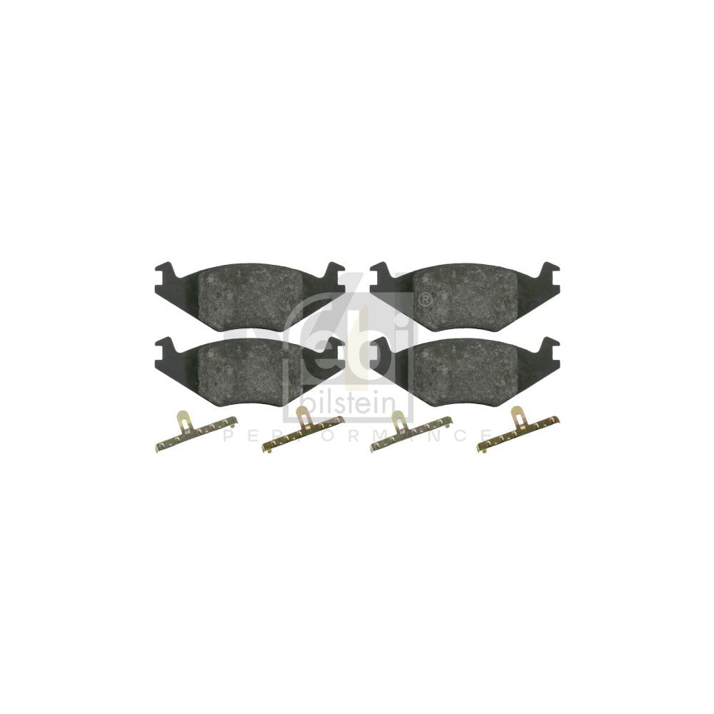 Febi Bilstein 16011 Brake Pad Set Front Axle, Excl. Wear Warning Contact, With Attachment Material | ML Performance Car Parts