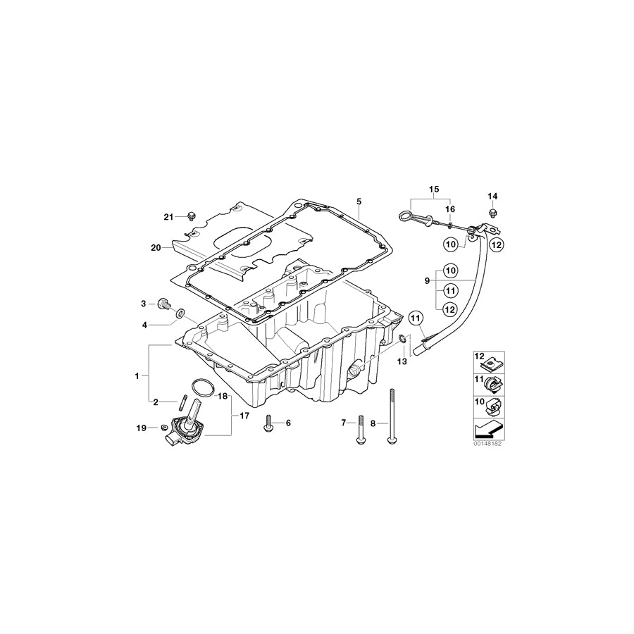 Genuine BMW 11137785696 E46 Splash Plate (Inc. 318d & 318td) | ML Performance UK Car Parts