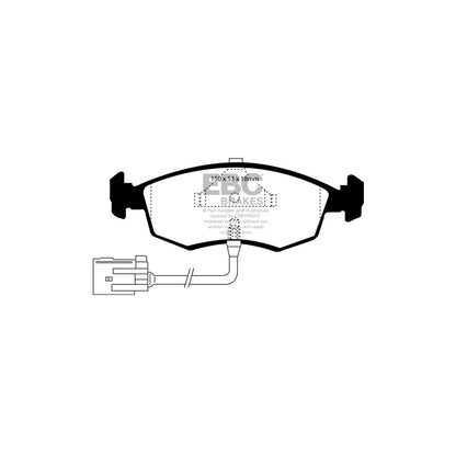 EBC PDKF747 Ford Granada Mk3 Ultimax Front Brake Pad & Plain Disc Kit - Girling/TRW Caliper 2 | ML Performance UK Car Parts