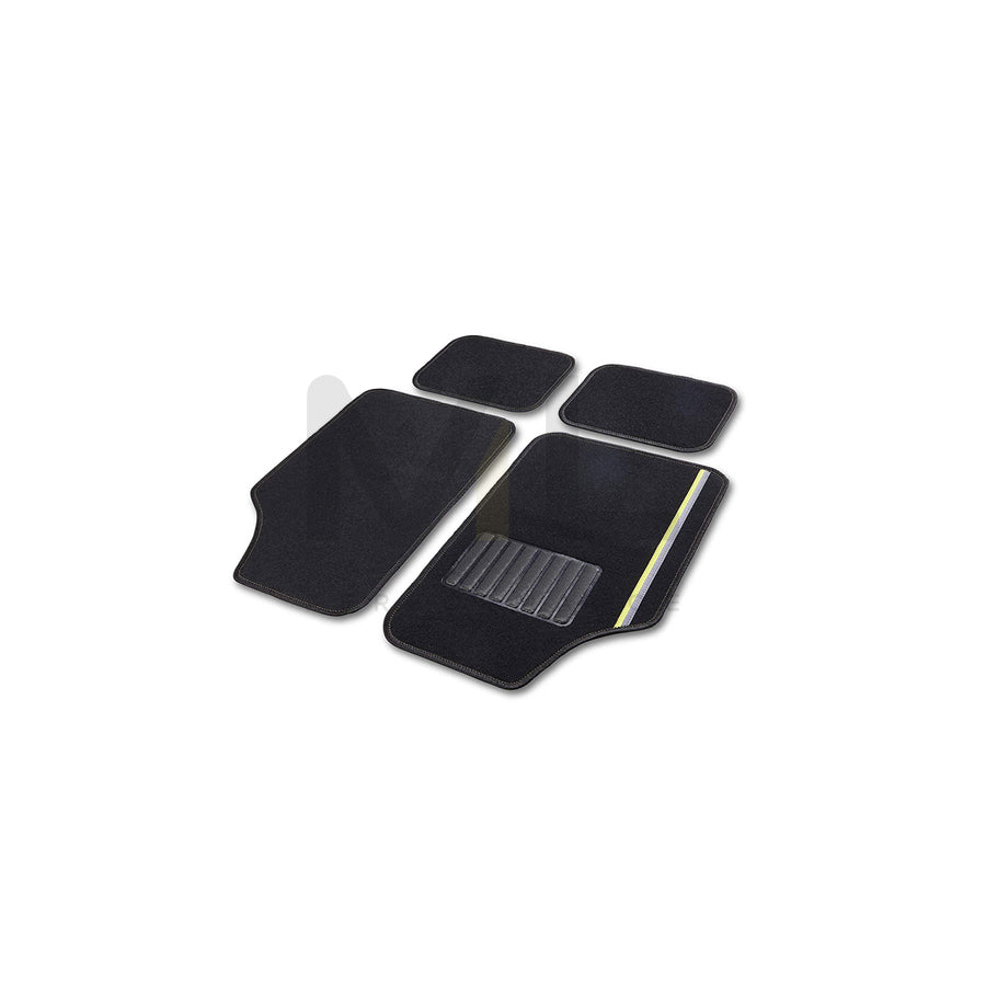 CARTREND Universal fit 10602 Floor mat set Textile, Front and Rear, Quantity: 4, Black | ML Performance Car Parts