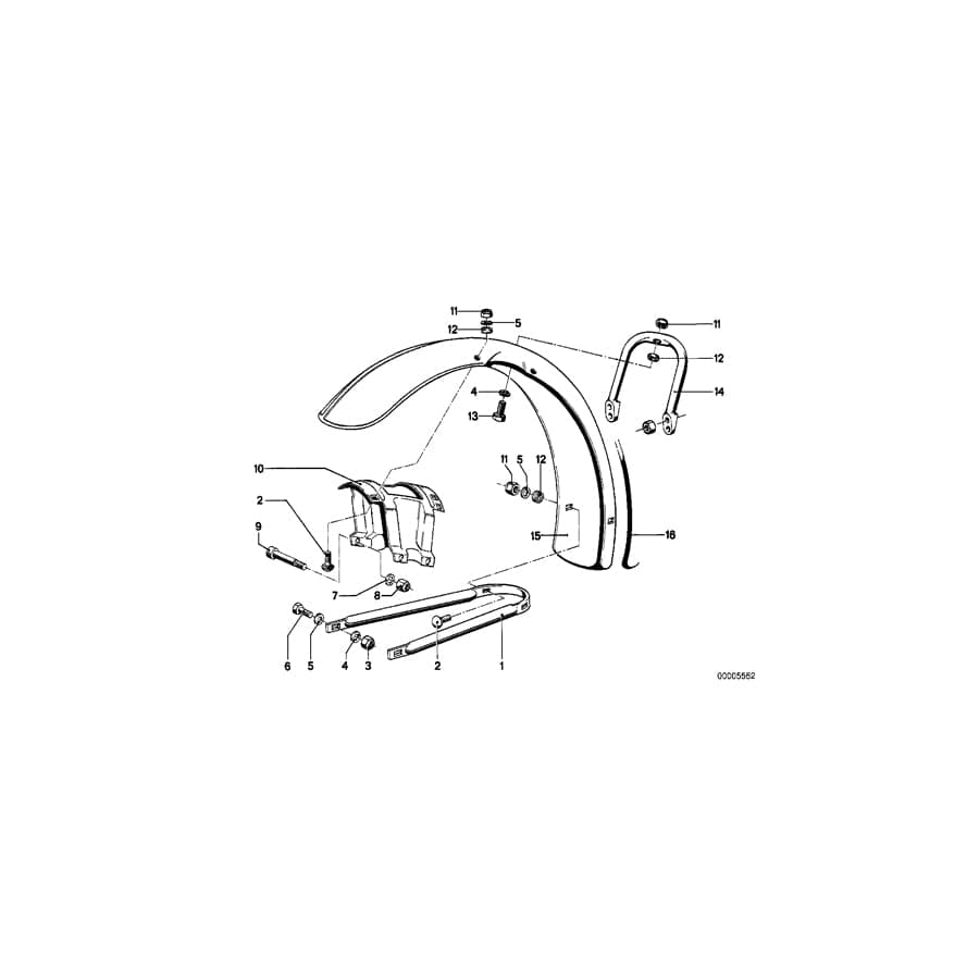 Genuine BMW 46621230798 Rubber Washer (Inc. R 100 R) 1 | ML Performance UK Car Parts