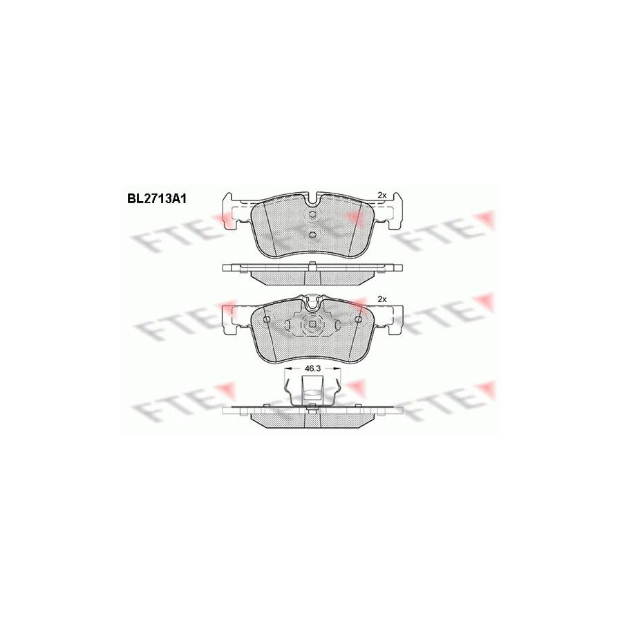 Fte 9010939 Brake Pad Set | ML Performance UK Car Parts