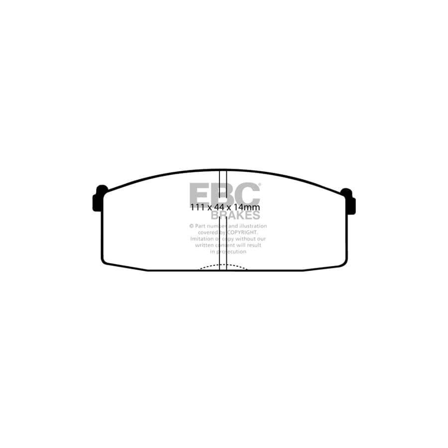 EBC PDKF1379 Datsun Nissan Bluebird Ultimax Front Brake Pad & Plain Disc Kit 2 | ML Performance UK Car Parts