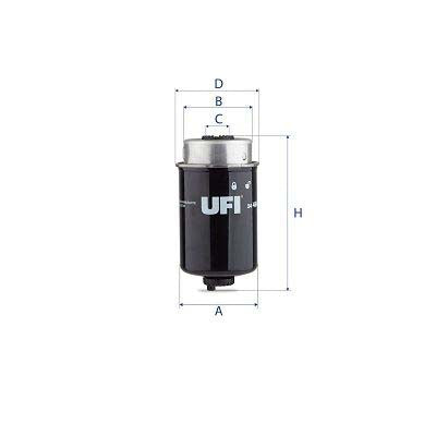 UFI 24.464.00 Fuel Filter For Land Rover Defender