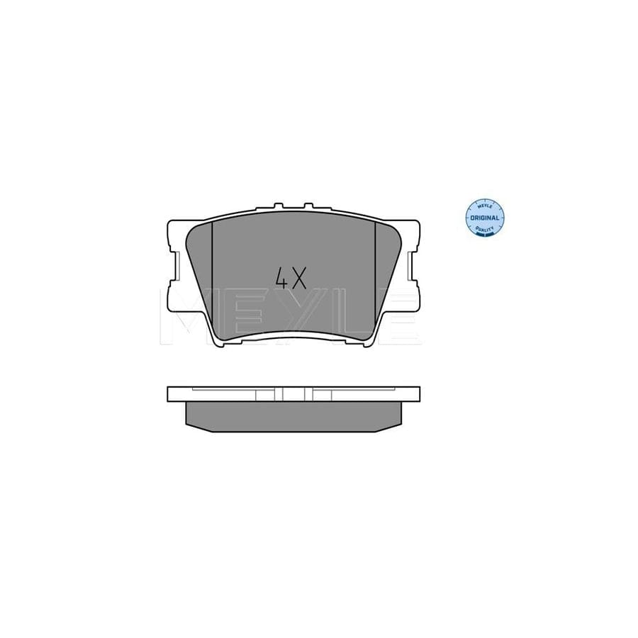 Meyle 025 243 3815 Brake Pad Set