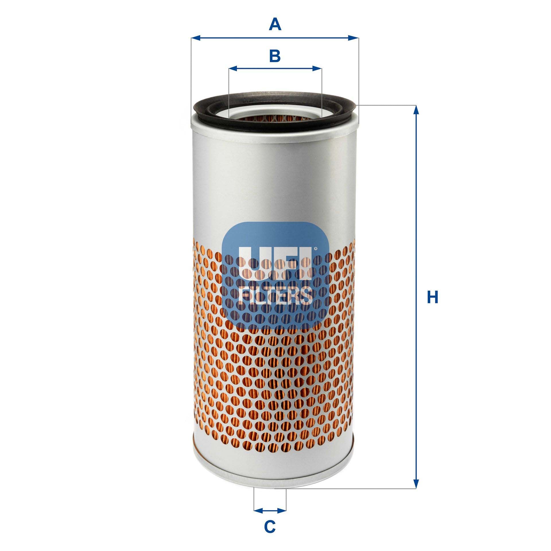 UFI 27.584.00 Air Filter For Land Rover Defender