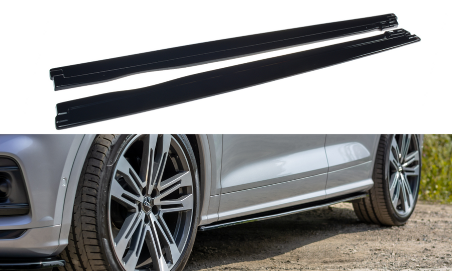 Maxton Design AU-SQ5-2-SD1T Side Skirts Diffusers Audi SQ5 / Q5 S-Line MK2 | ML Performance UK Car Parts