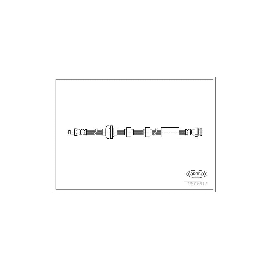 Corteco 19018612 Brake Hose | ML Performance UK