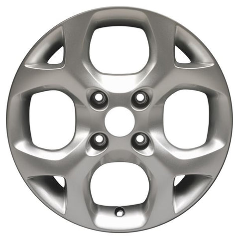 GENUINE FORD 1495709 FIESTA ALLOY WHEEL 15" 4-SPOKE Y DESIGN, SILVER | ML Performance UK