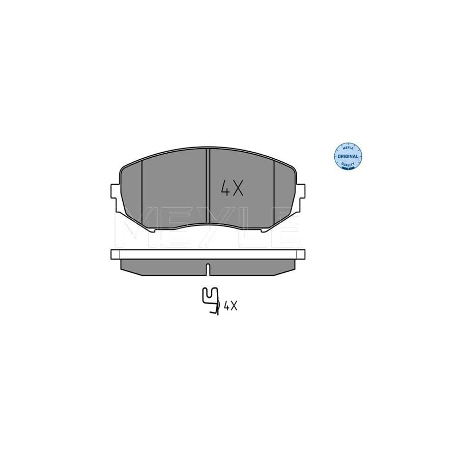 Meyle 025 243 4617/W Brake Pad Set For Suzuki Grand Vitara