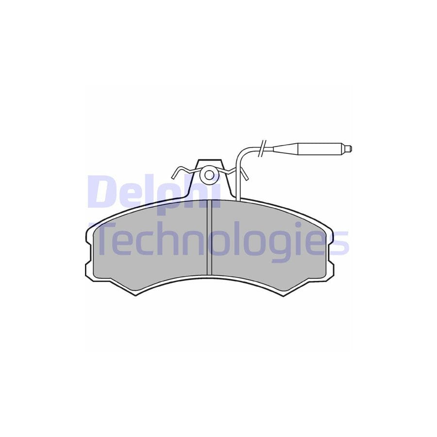 Delphi Lp378 Brake Pad Set