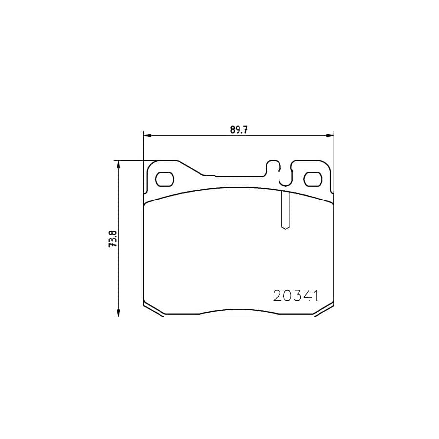 Mintex Mdb1180 Brake Pad Set