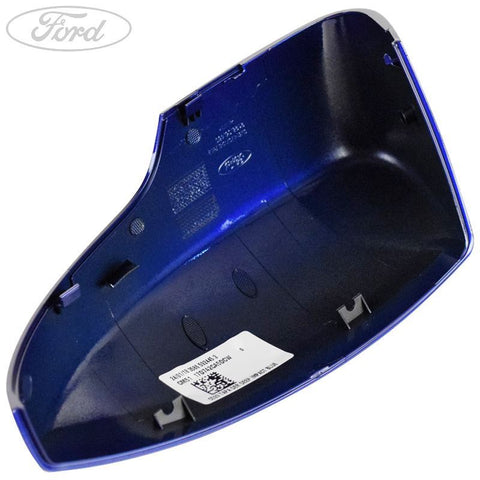 GENUINE FORD 1828379 KUGA O/S FRONT DOOR MIRROR COVER DEEP IMPACT BLUE (MET) | ML Performance UK