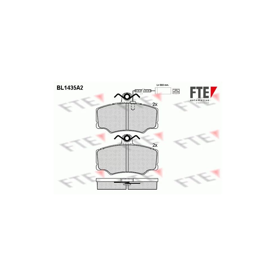 Fte BL1435A2 Brake Pad Set For Alfa Romeo 33 | ML Performance UK Car Parts