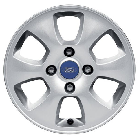 GENUINE FORD 1495708 x4 SET OF 4 FIESTA ALLOY WHEEL 14" 6-SPOKE DESIGN, SILVER 09/2008 - 10/2012 | ML Performance UK