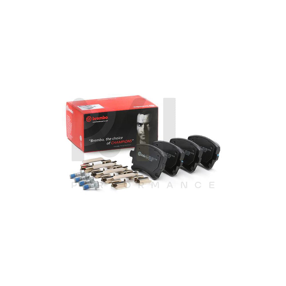 Brembo P 85 076 Brake Pad Set Excl. Wear Warning Contact, With Brake Caliper Screws | ML Performance Car Parts