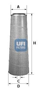 UFI 27.005.00 Air Filter