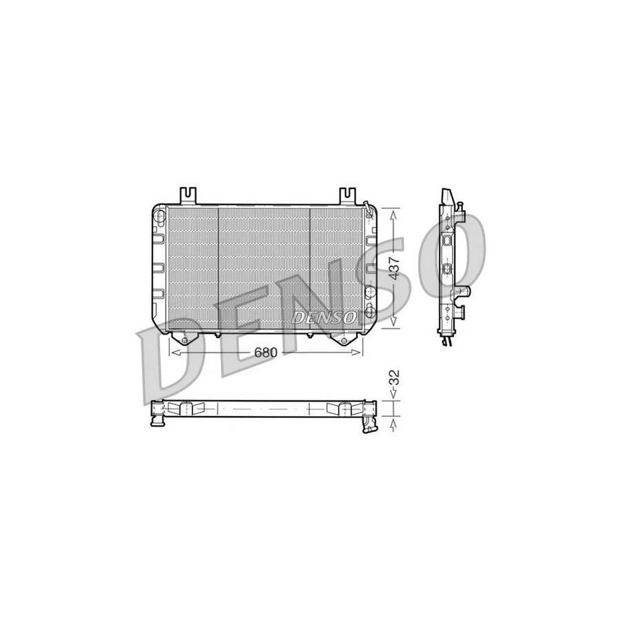 Denso DRM10093 Drm10093 Engine Radiator For Ford Transit | ML Performance UK