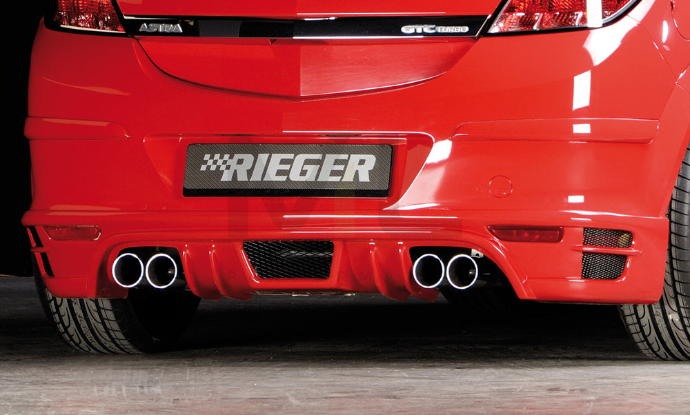 Rieger 00051236 Opel Astra H GTC Rear Diffuser 1 | ML Performance UK Car Parts