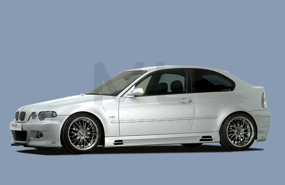 Rieger 00050206 BMW 3 Series E46 Side Skirt (Inc. M3) 7 | ML Performance UK Car Parts