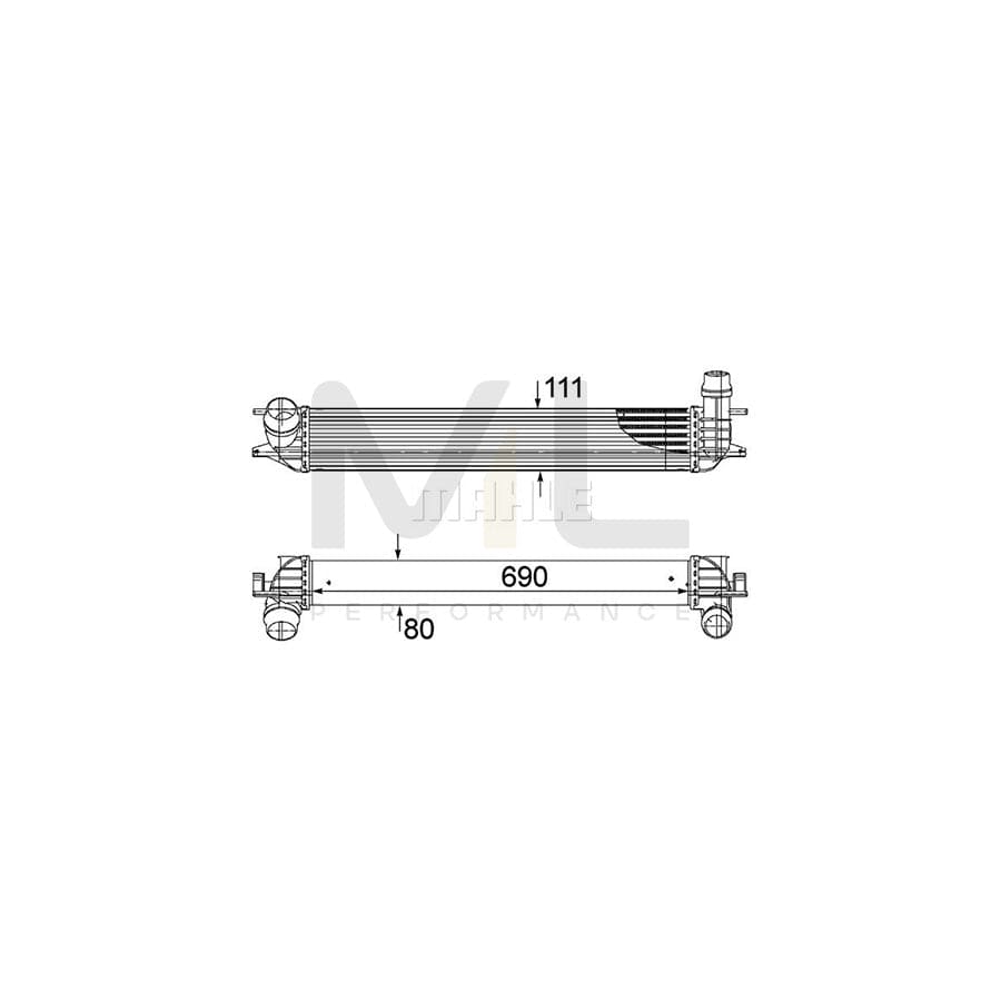 MAHLE ORIGINAL CI 155 000P Intercooler | ML Performance Car Parts