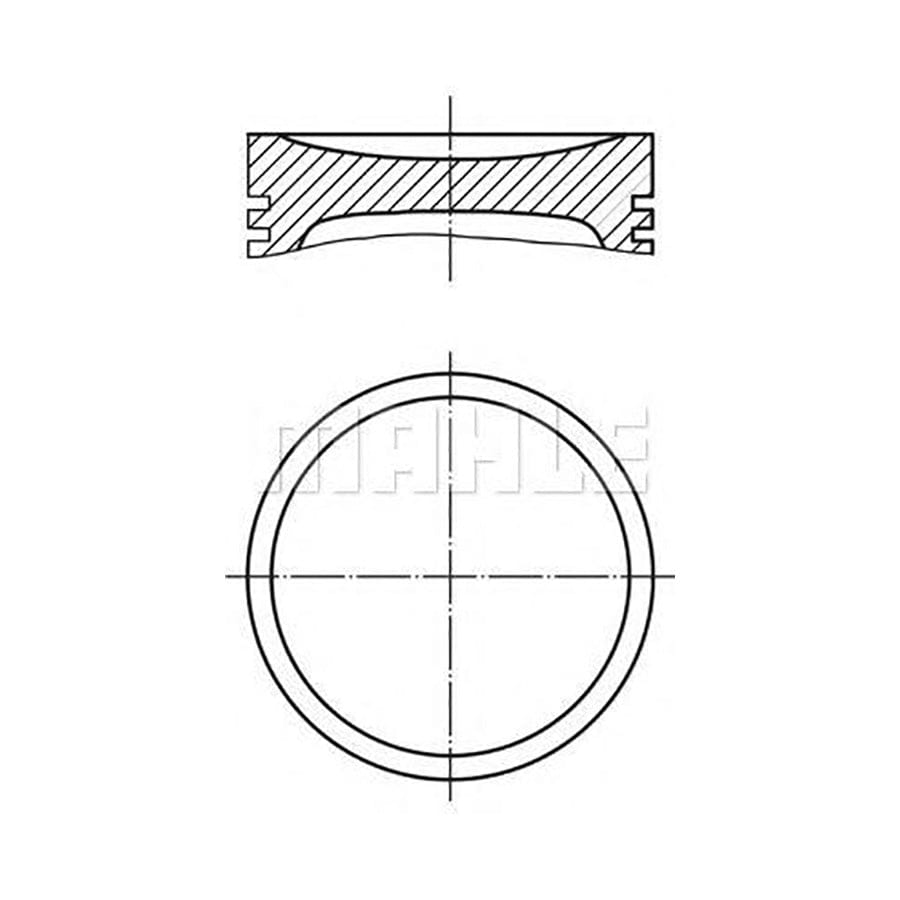 MAHLE ORIGINAL 6272601 Piston 78,5 mm, with piston rings | ML Performance Car Parts