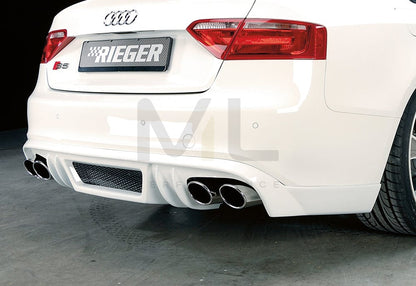 Rieger 00055429 Audi B8 B81 Rear Diffuser (A5 & S5) 2 | ML Performance UK Car Parts