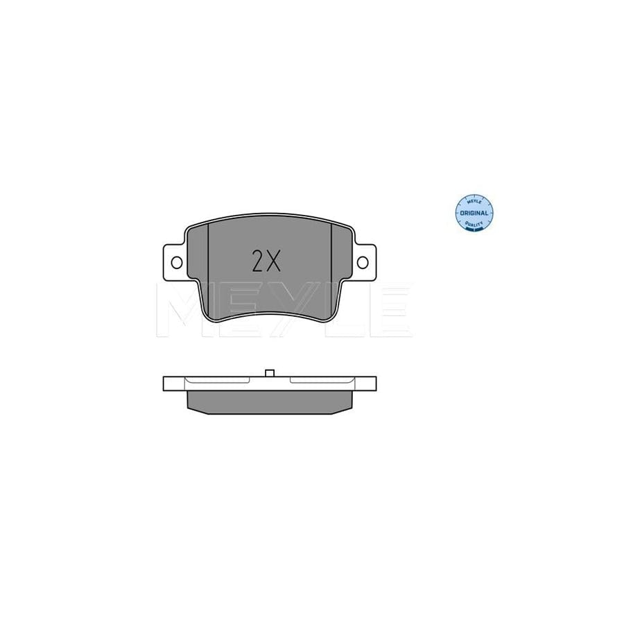 Meyle 025 243 4917/W Brake Pad Set