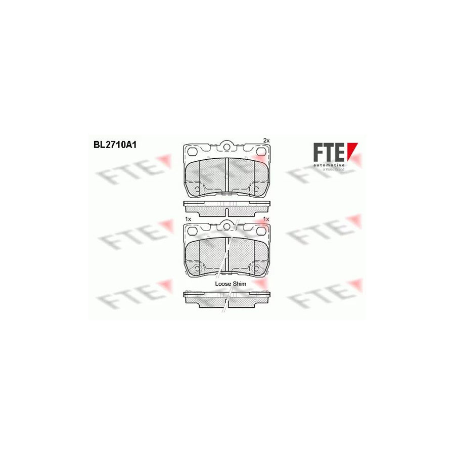 Fte 9010936 Brake Pad Set | ML Performance UK Car Parts