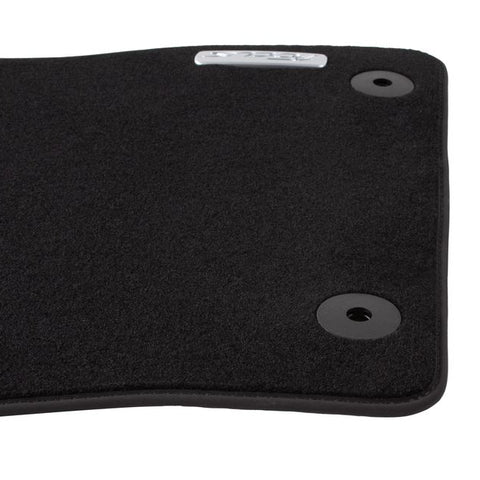 GENUINE FORD 1914002 FOCUS VELOUR FRONT FLOOR MATS BLACK WITH LOGO 2011-2018 | ML Performance UK