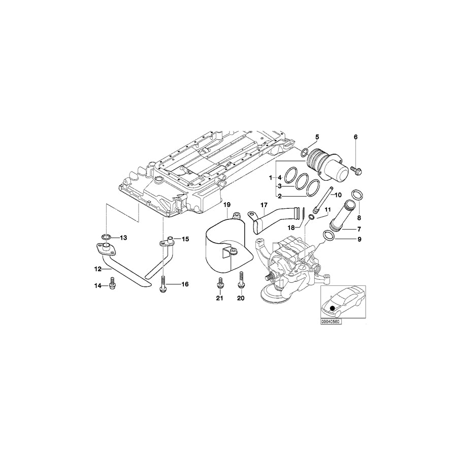 Genuine BMW 11137830112 E39 E52 O-Ring 37X2,5MM (Inc. M5, ALPINA V8 & Z8) | ML Performance UK Car Parts