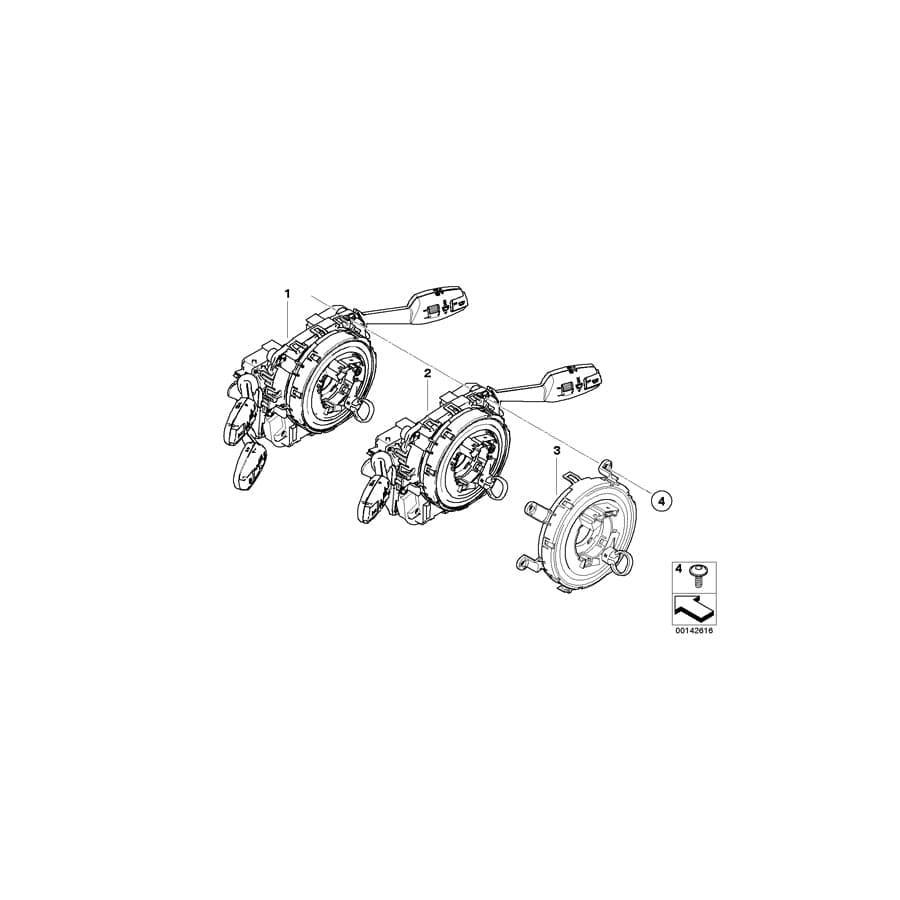 Genuine BMW 61319203106 E70 Switch Unit Steering Column (Inc. X5) | ML Performance UK Car Parts