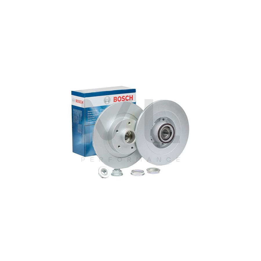 BOSCH 0 986 479 F42 Brake Disc Solid, Coated, with ABS sensor ring, with wheel bearing | ML Performance Car Parts