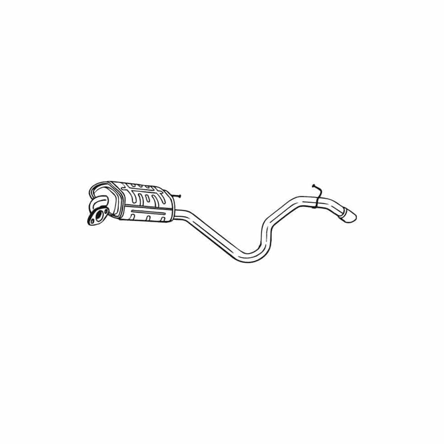 Bosal 280-179 Rear Silencer For Hyundai I30 I Hatchback (Fd)